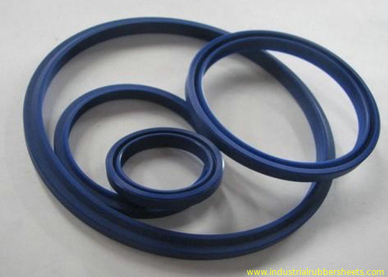 Sellos hidráulicos azules de la O.N.U, lavadoras de goma de silicona de TPU para Rod y pistón