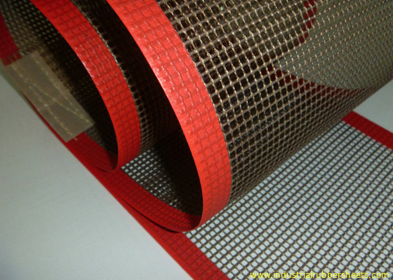 Food Grade PTFE Mesh Conveyor Belt with Chemical Resistance and Permeability for High Temperature Applications