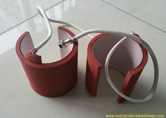 Pad de calefacción de caucho de silicona flexible y personalizable para cualquier voltaje AC o DC