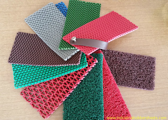 Hoja de goma industrial del PVC del forro sólido longitud de 12 - del 15m fácil limpiar