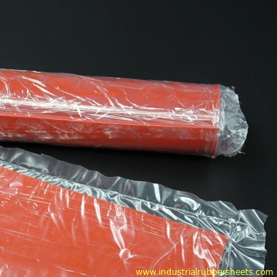 Hoja gruesa roja de la goma de silicona de 3 milímetros sin categoría alimenticia del olor