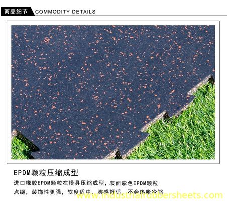 Grain Rubber Mat and Sheet with 10-50mm Thickness, 0.5-1.0m Width, and 0.5-1.0m Length for Industrial Flooring