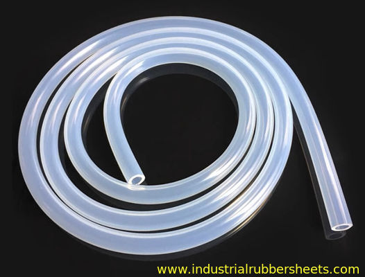 Manguito de tubo de caucho de silicona extruido resistente al calor suave y flexible