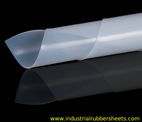 Ul94-V0 Flamabilidad Hoja de goma de silicona transparente Presión térmica 1m-20m de longitud