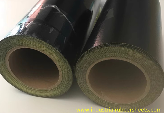 High Temperature Resistant PTFE Coated Fiberglass Fabric with 17 Oz/sqy Unit Weight and Woven Black Structure
