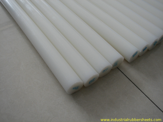 Tenacidad Rod plástico de nylon, barra de la baja temperatura del HDPE PE de la longitud de 1 - de los 2m