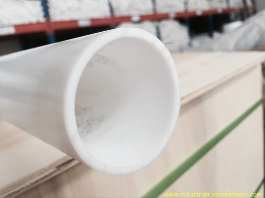 El blanco industrial del grado moldeó la superficie lisa tubo/100% del tubo de la Virgen PTFE de PTFE
