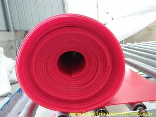 Hojas de goma de silicona flexibles y duraderas para diversos usos industriales
