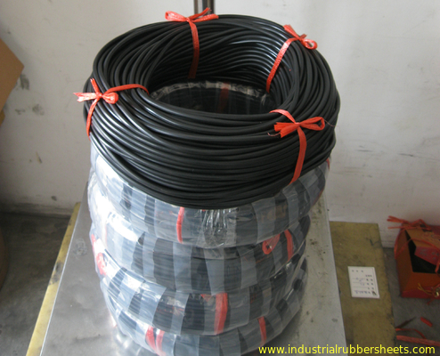 Lavadoras de goma de silicona del cordón de la resistencia ácida FKM para el sello industrial con el negro, color de Brown