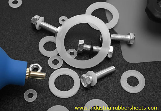 Arandelas de silicona de grado alimenticio con estructura de celda cerrada en tamaños personalizados para aplicaciones de sellado