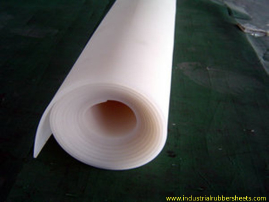 Grueso de goma blanco de la hoja de la categoría alimenticia del 100%/de la hoja 0.1-50m m de la junta del silicón