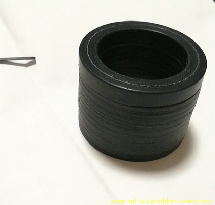 Molde superficial liso de los sistemas completos del color del negro del sello de la uve de las lavadoras de goma de silicona