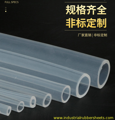 Manguera translúcida del silicón de la categoría alimenticia, tubo del silicón, tubería del silicón
