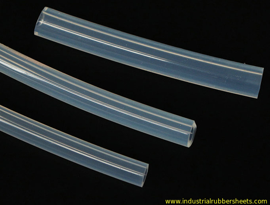 Manguera transparente del silicón de la categoría alimenticia, tubo del silicón, tubería del silicón