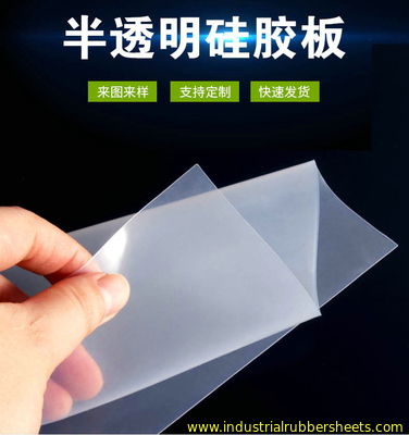Food Grade Silicone Rubber Sheet 1.25g/cm3 Density 350% Elongation