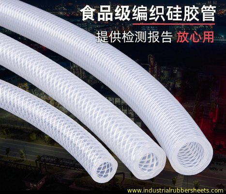 Se trata de una tubería de silicona trenzada, un tubo trenzado de silicona, un tubo de silicona, un tubo de silicona.