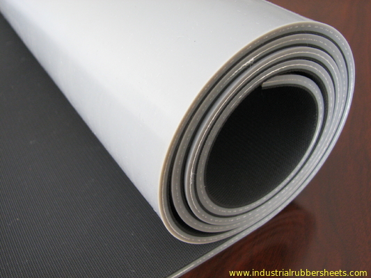 Capa de goma de silicona de 4 mm 60-70 Shore A resistente al calor de grado industrial