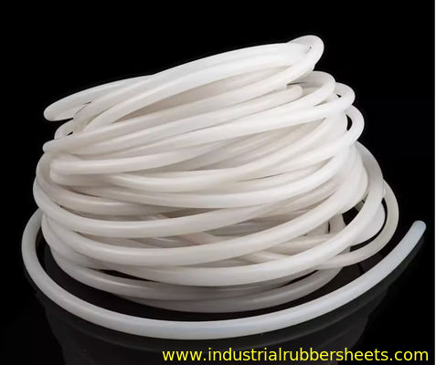 50 Shore A Hardness Silicone Tube Extrusion with High Temperature Resistance and Customizable Size