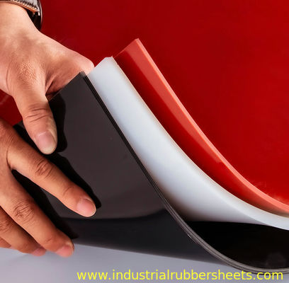 2mm Thick High Hardness Silicone Rubber Sheet with UL94-V0 Rating for Industrial Use