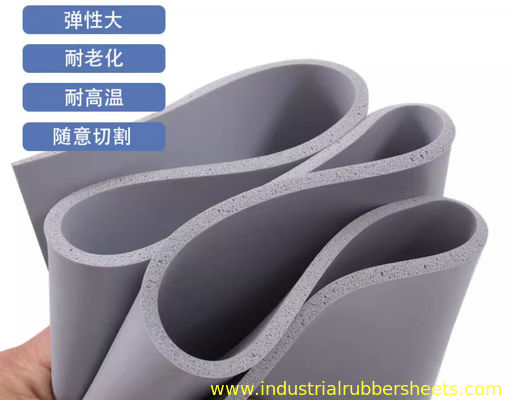 High Elongation Silicone Rubber Sheet with Temperature Range -60°C to +260°C and Tear Strength 26-42N/mm