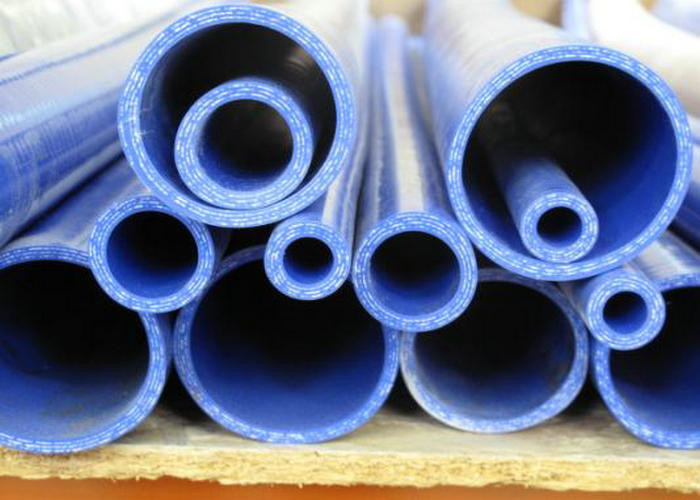 Extrusión de tubo de silicona virgen con manguera reforzada