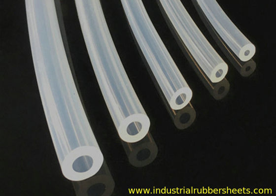 Calidad alimenticia 7.5Mpa Resistencia a la tracción Tubo de silicona sin olor para aire y agua