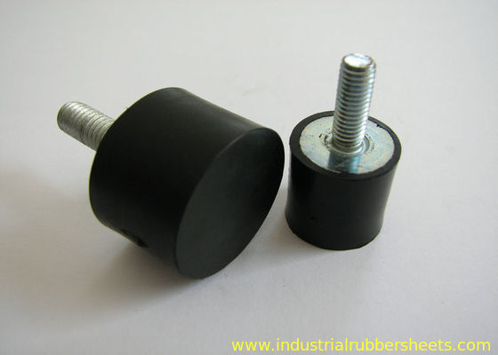 Los soportes de choque de goma de la alta elasticidad negra/la máquina anti de la vibración monta