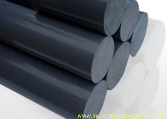 Dark Grey PVC Rod with Acid & Alkali Resistant, Non-flammable and Excellent Chemical Resistance Plastic Rod