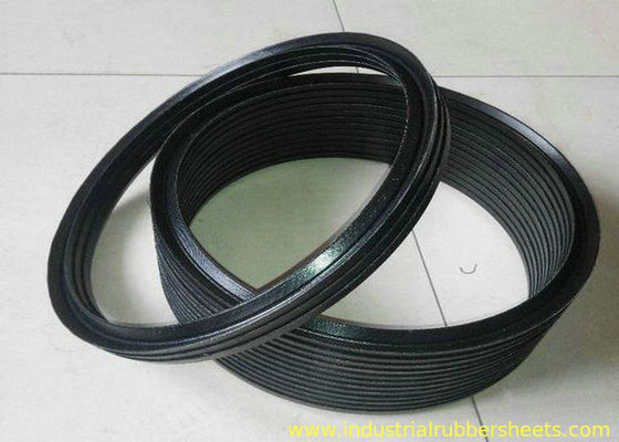 Lavadoras de goma de silicona negras de NBR FKM PTFE/sello de embalaje hidráulico de la uve