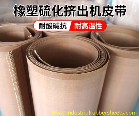 Freezer Safe PTFE Mesh Belt with Bullnose Joint and High Tensile Strength for Industrial Applications
