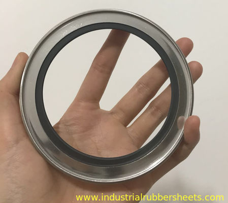 Sello industrial de acero inoxidable de doble labio con bajo factor de fricción