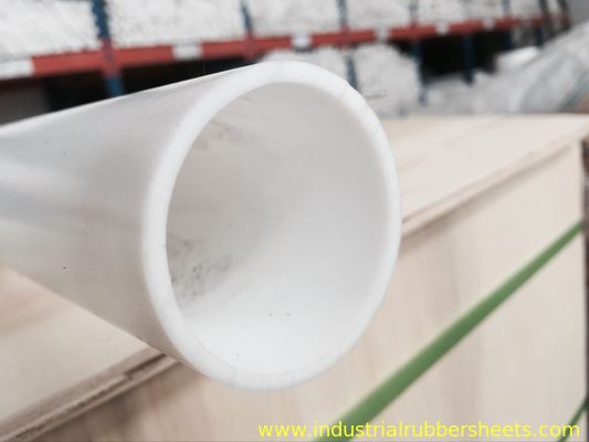 El blanco industrial del grado moldeó la superficie lisa tubo/100% del tubo de la Virgen PTFE de PTFE