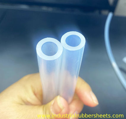Extrusión y manguera de tubo de silicona curada con platino de grado alimenticio de alta resistencia a la tracción