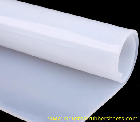 Lámina de caucho de silicona transparente resistente a altas temperaturas con tamaño personalizado para fabricación de juntas y protección térmica
