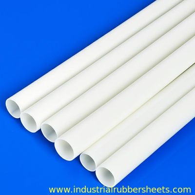 Industrial Grade White Moulded PTFE Tube with 100% Virgin PTFE Material and Smooth Surface