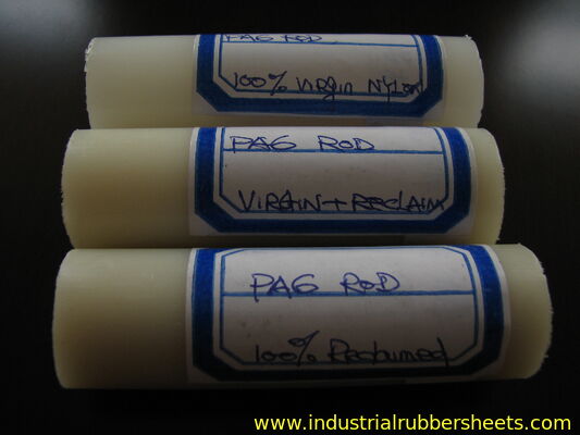 Varilla de nylon de alta resistencia con resistencia a la tracción de 80 MPa, resistencia al impacto de 50 KJ/m2 y resistencia a los rayos UV para uso industrial