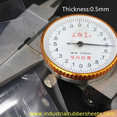 Lámina de caucho de silicona de grado alimenticio de alta resistencia a la temperatura de 0.1-0.8 mm con excelente resistencia al envejecimiento